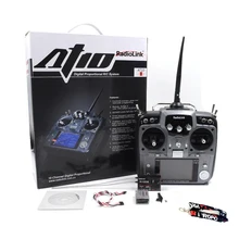Радиолинк AT10 II 2,4G 10CH система дистанционного управления Передатчик R12DS приемник отправьте отзывы о напряжении Модуль и подвесной ремень