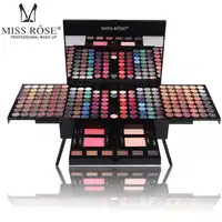 eyeshadow sets shadow case makeup set of 180 colors matte shimmer eye shadow pressed Blush 6 color bronzer Piano box shaped 1pcs