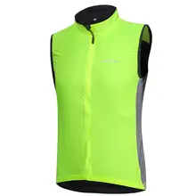 Мужская велосипедная жилетка Outto без рукавов, ветрозащитная жилетка для велоспорта, дождевик, светоотражающая ветровка