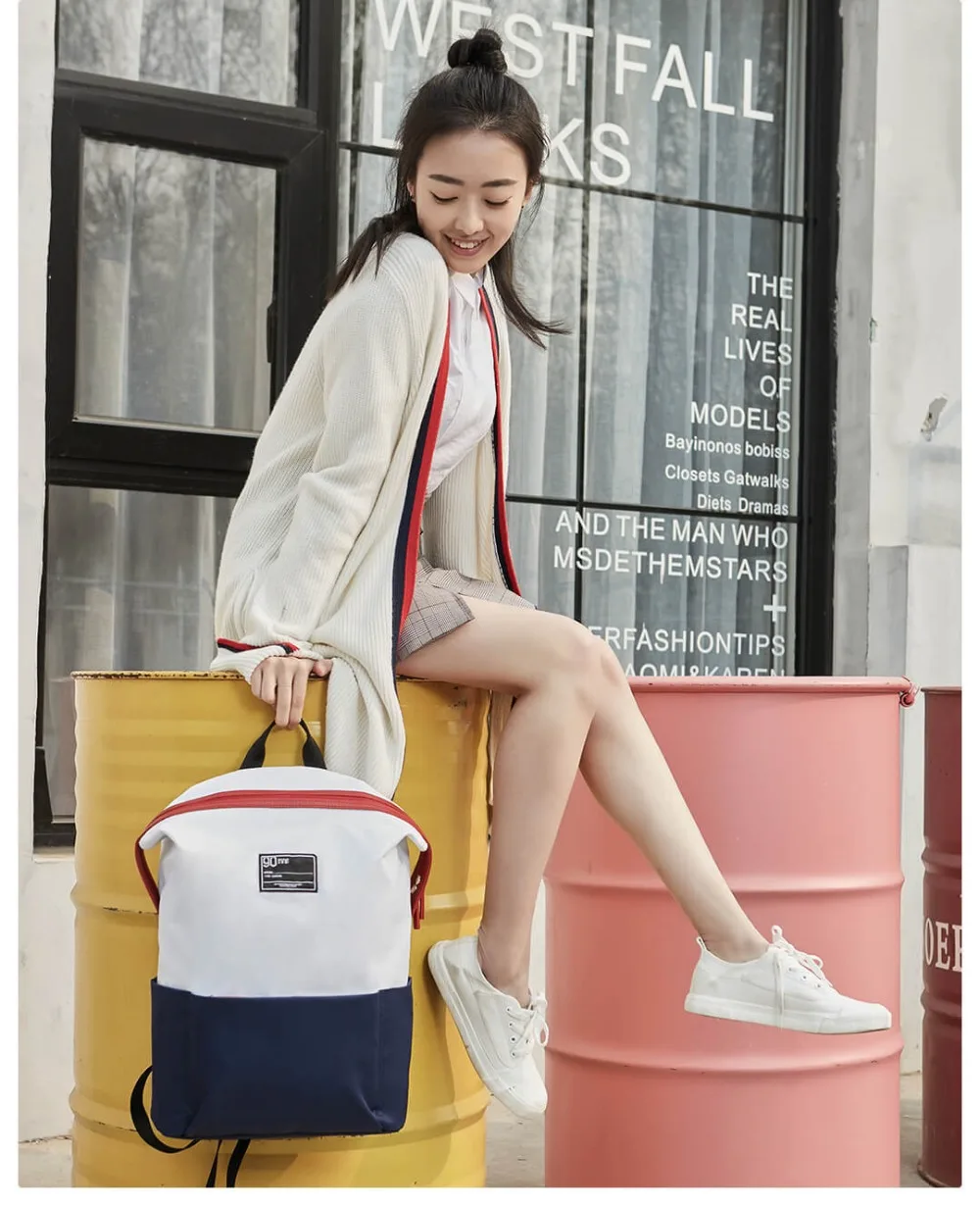 Оригинальная Повседневная сумка на плечо Xiaomi 90 points, большой дизайн, водонепроницаемый светильник, мужская и женская сумка на плечо, большая сумка