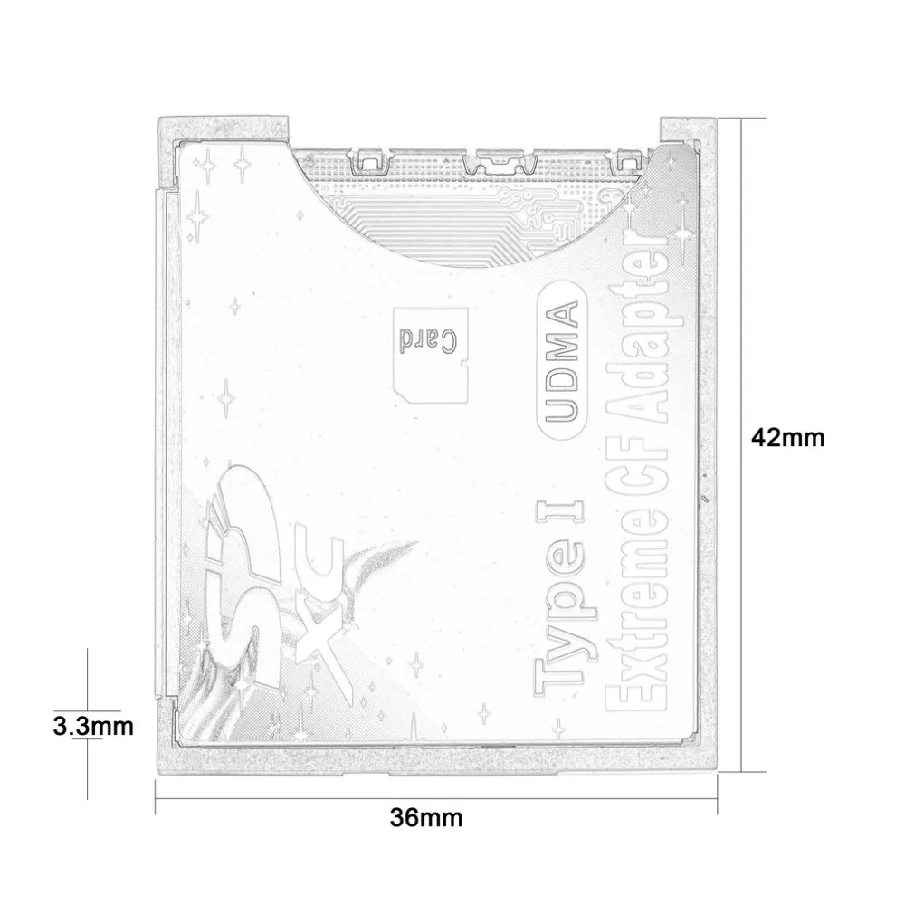 Одиночный слот Экстремальный для Micro SD/SDXC TF карта памяти тип I кардридер адаптер записывающего устройства