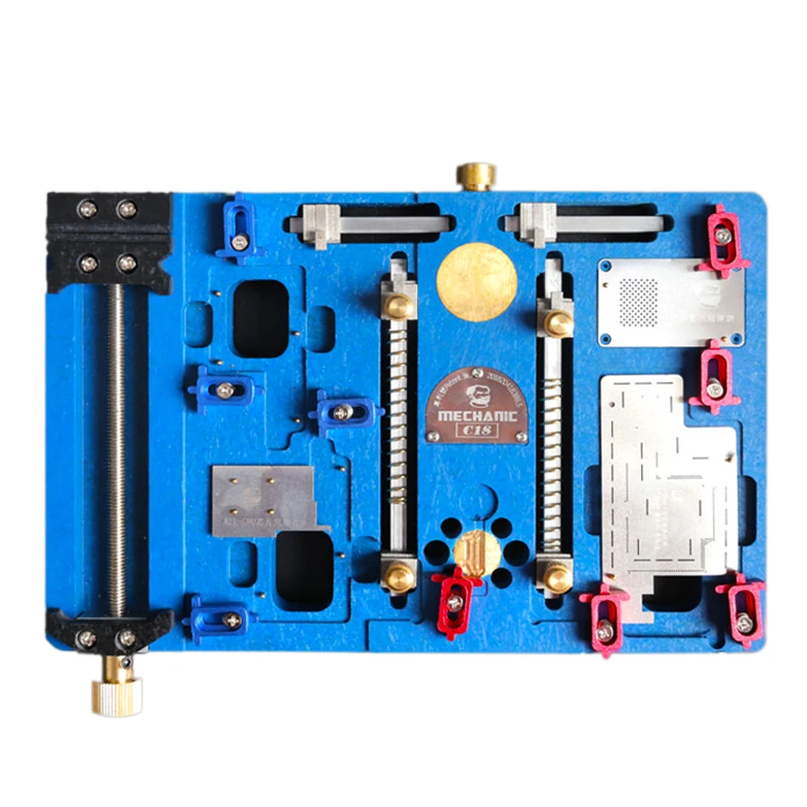 

Mechanic Muti-functional Maintenance Platform Heating Fixture For iPhone x motherboard A11 Chip Location Tin Plant Glue Remove