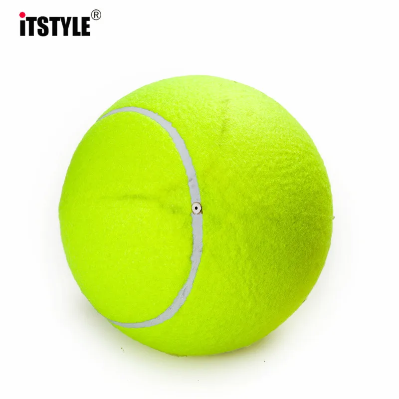 ITSTYLE 24 см гигантский теннисный мяч для домашних животных жевательная игрушка большой надувной Теннисный мяч мяч поставки открытый крикет