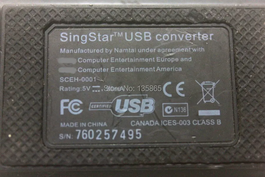 SingStar SCEH-0001 USB-5