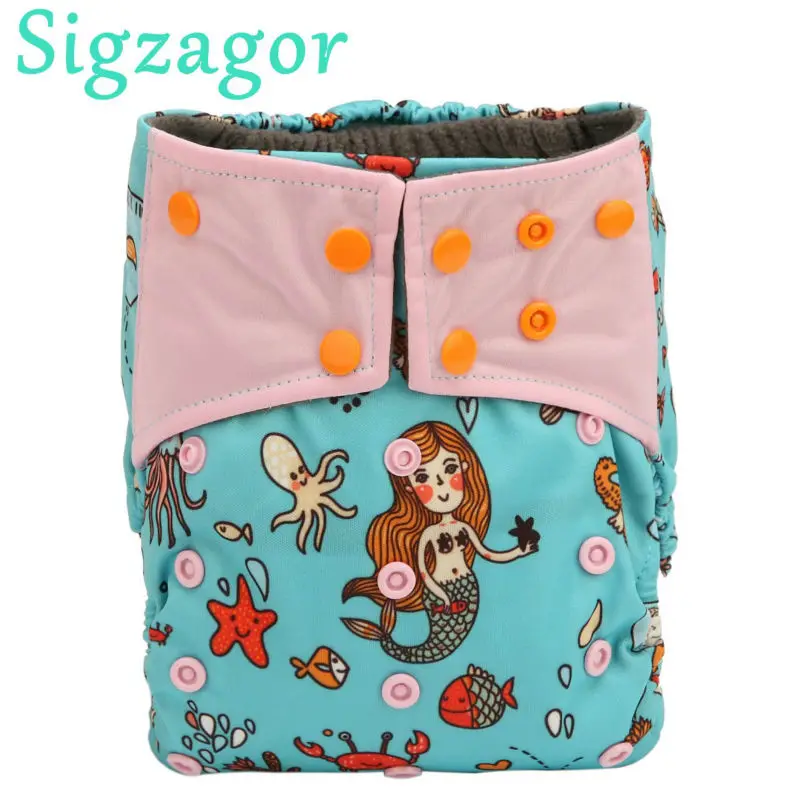 [Sigzagor] новые детские тканевые подгузники, многоразовые, моющиеся, регулируемые, подарок на праздник
