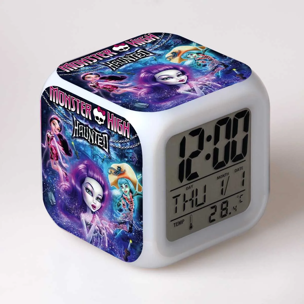 20 Высокий мультяшный будильник детская игрушка Led Reloj будильник, цифровой Электронные часы с будильником Wake Up Light Table Reveil Wekker - Цвет: 20