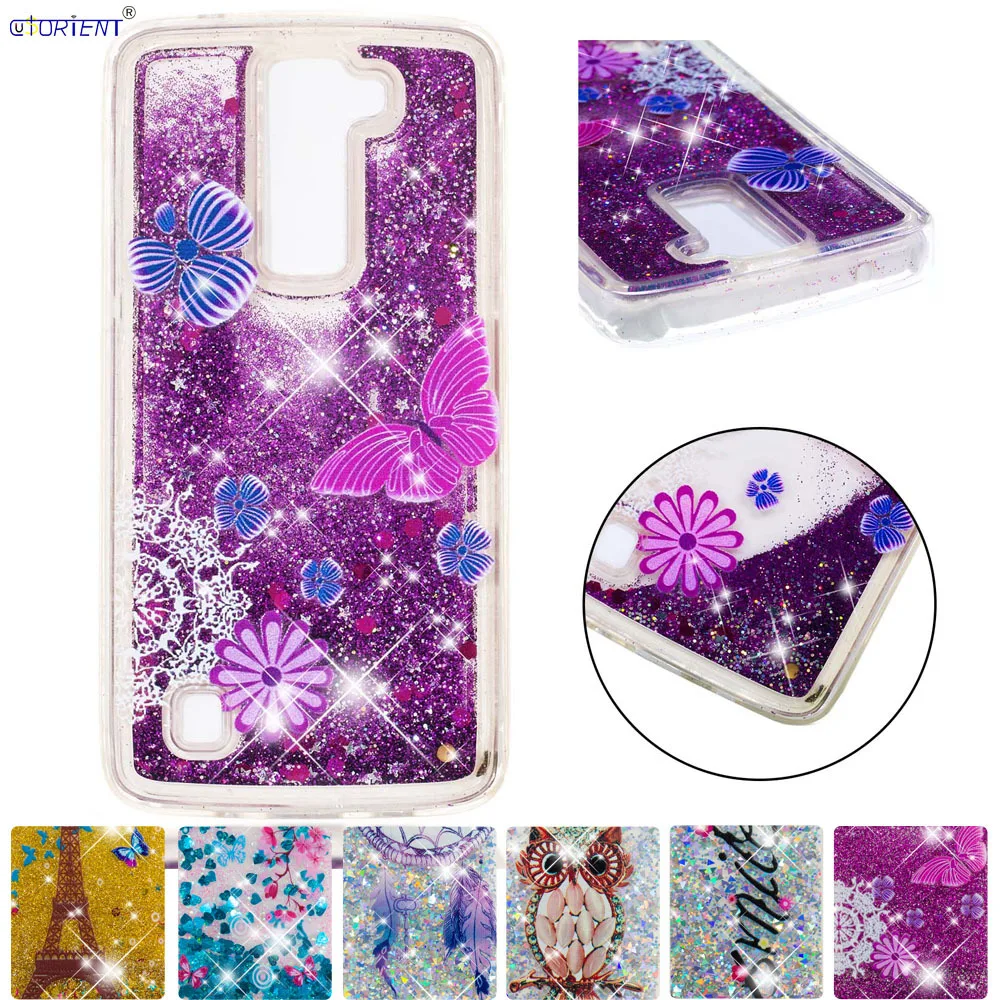 

Bling Quicksand Case for LG K8 LTE K7 Cute Dynamic Liquid Glitter Cover for LG Tribute 5 Phoenix 2 Soft Silicone Bumper Cases
