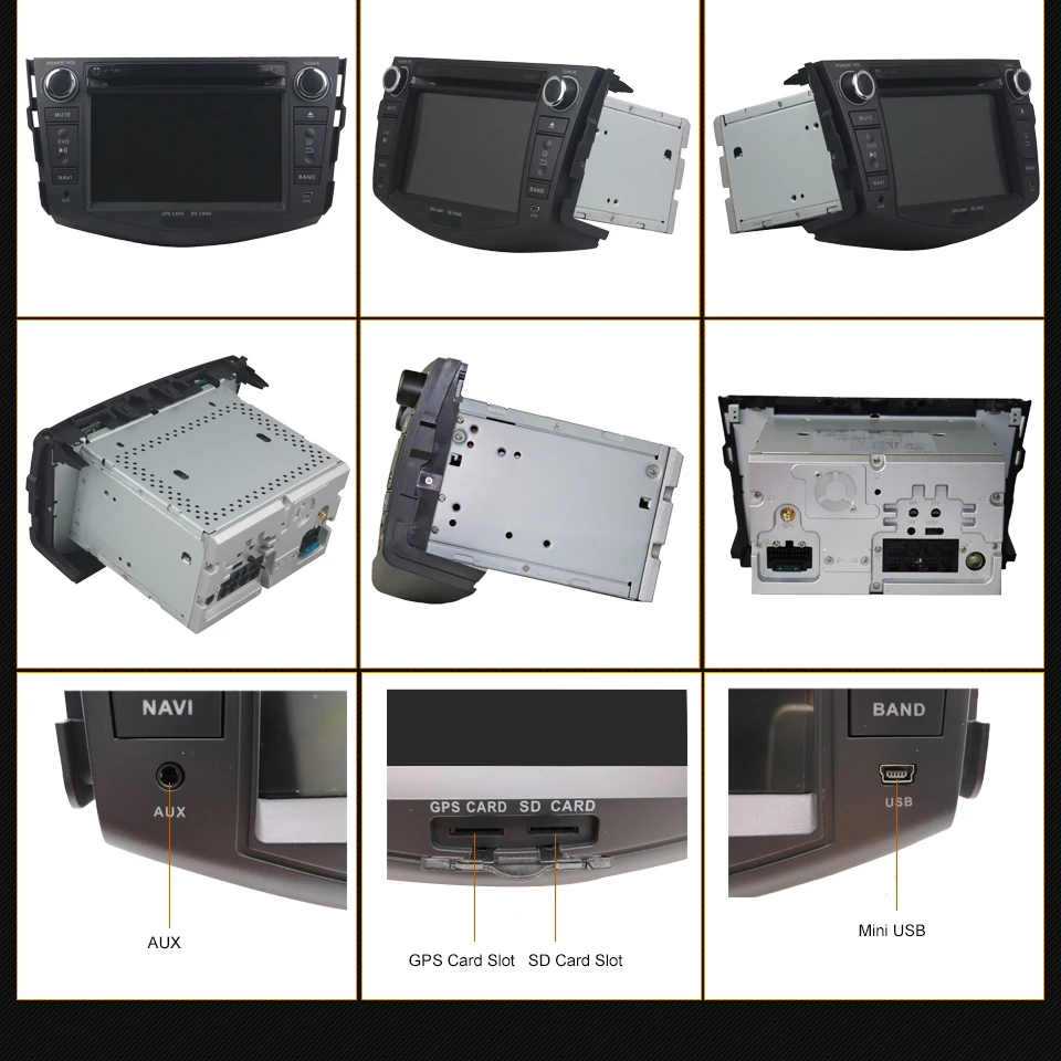 Flash Deal 7" Octa Core 4G Android 8.1 4GB RAM 64GB ROM RDS FM Car DVD Multimedia Player Radio Stereo GPS Glonass For Toyota RAV4 2006-2012 6