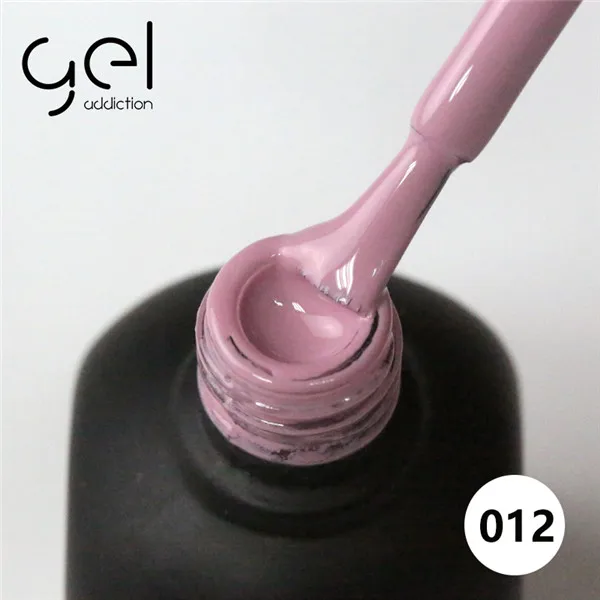 new Gel Addiction 108 colors soak off UV/LED gel polish base and top coat 12ml You can choose 6 different colors - Цвет: 012 you choose 6 pcs