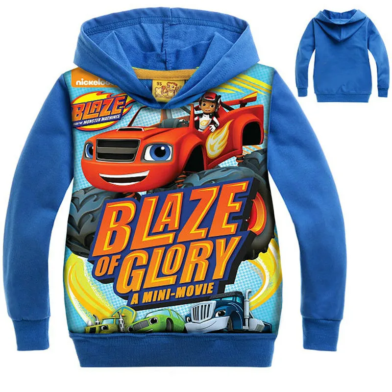 

New Children Kids Girls Sweatshirt Boys Coat Monster Machine Kids Boys Long Sleeve T Shirts Blazing Speed Cars Cartoon Hoodies