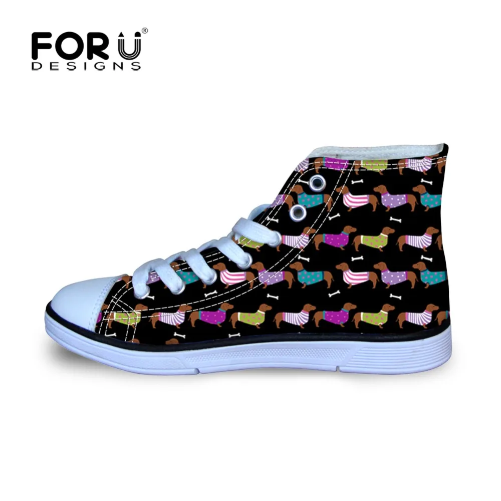 

FORUDESIGNS Kids Shoes for Boys Girls Children Casual Sneakers Baby Girl Dachshund Prints Breathable Soft Running Sports Shoes