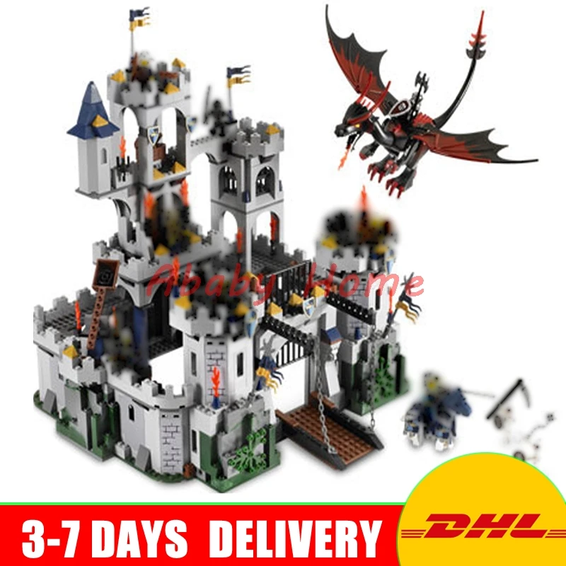 

DHL Lepin 16017 1023pcs Castle Series The King's Castle Siege Education Building Block Bricks Toys Compatible 7094 In Stock