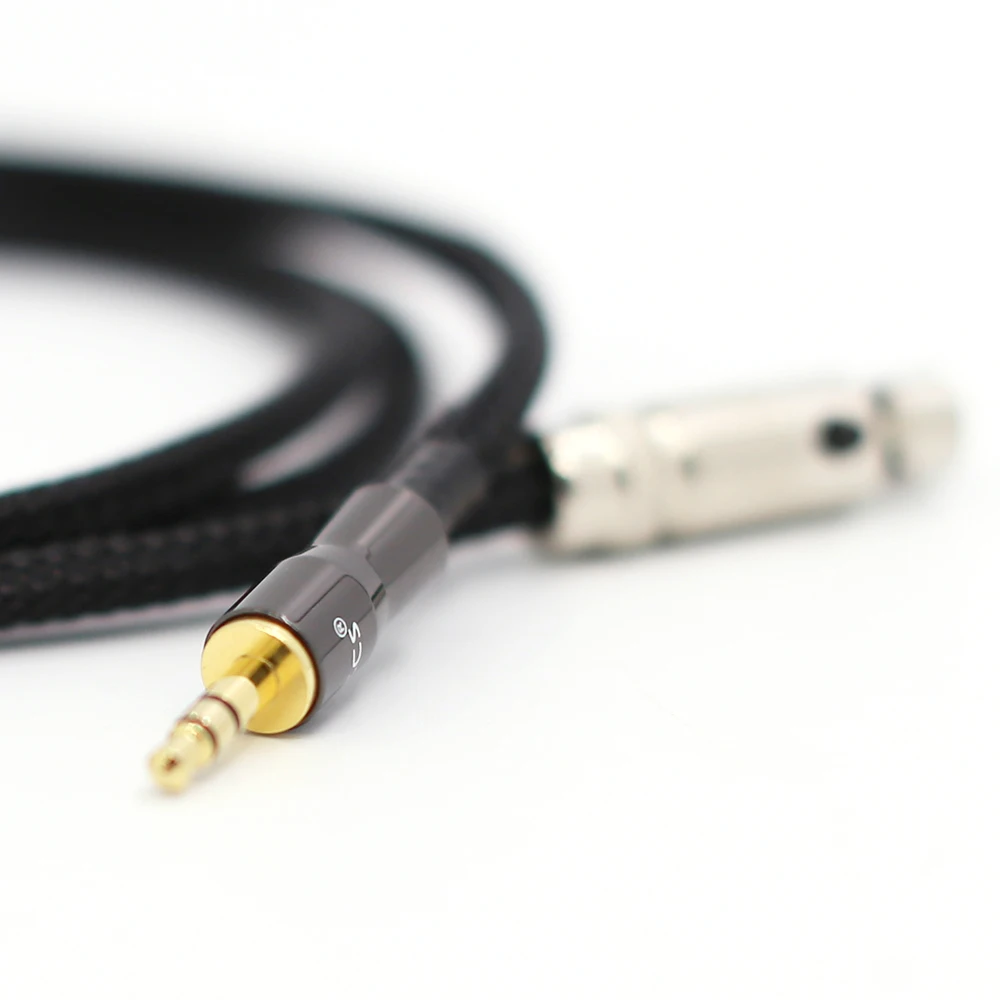3 5mm jack Connector to XLR Female Connector Silver plate Headphone Upgrade Cable
