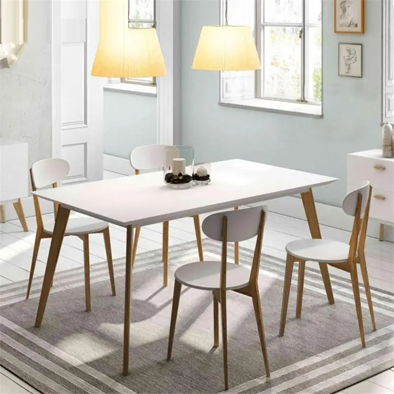 Meja Makan Kitchen Redonda De Salle A Manger Moderne Tavolo Escrivaninha Eet Tafel Wooden Desk Bureau Mesa Comedor Dining Table