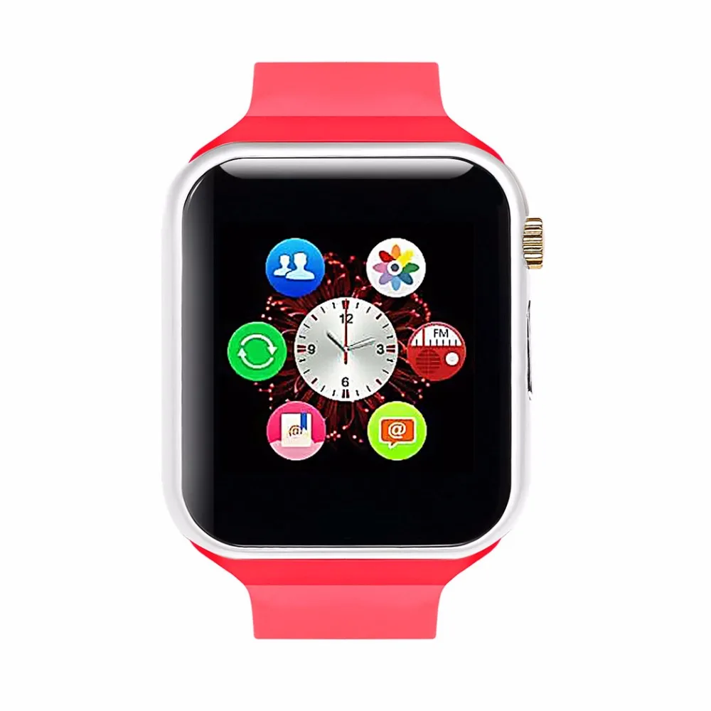 Смарт часы A1 с камерой Bluetooth Шагомер трекер сна ответ на вызов Smartwatch многоязычные