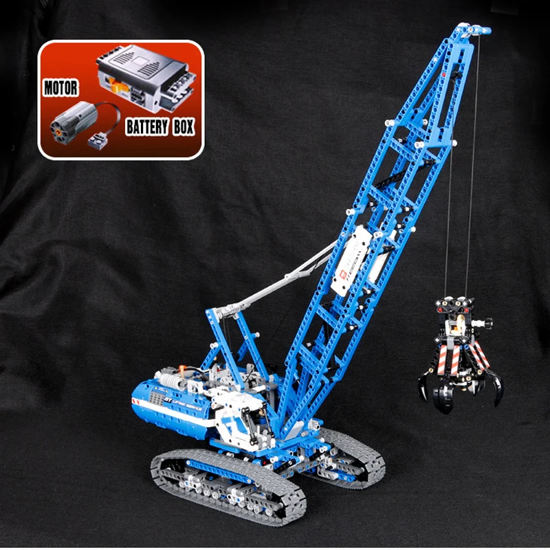 

Compatible Legoe Genuine Technic 42042 Lepin 20010 1401pcs Crawler Crane building blocks Figure bricks toys for children