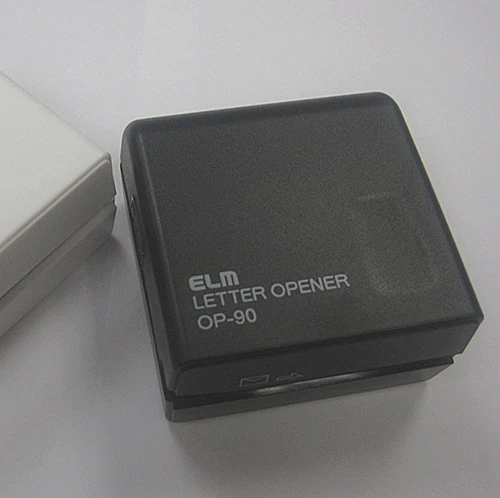 1 piece Electric Letter Opener Japanese ELM OP-90 Black / White