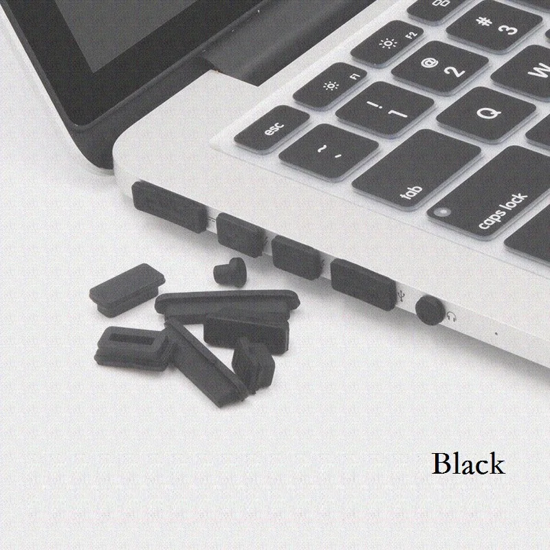 New Silicon For Macbook Air Pro Retina 11 12 13 15 USB Dust Plug Anti-Dust Plug Cover for Macbook Air Pro 13 Laptop Dustproof  (1)