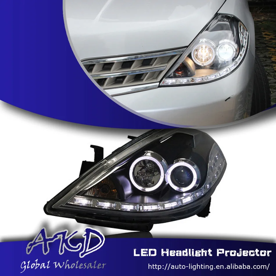 One Stop Shopping Styling for Nissan Tiida LED Headlight 2008 2011
