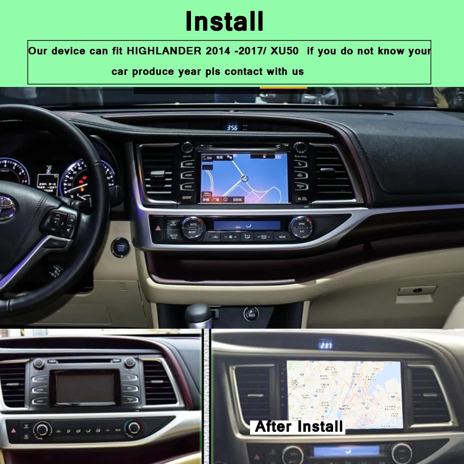 Flash Deal Car Android 9.0 DVD System For Toyota Highlander 2014-2019 Autoradio Car Radio Stereo GPS Navigation Multimedia Audio Full Map 1 Flash Deal Car Android 9.0 DVD System For Toyota Highlander 2014-2019 Autoradio Car Radio Stereo GPS Navigation Multimedia Audio Full Map 1