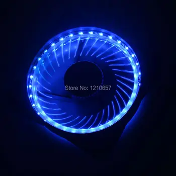 

1PCS Eclipse Quiet PLM 120mm DC 12v 3+4pin 32 light LED Computer Case Fan For Radiator Blue