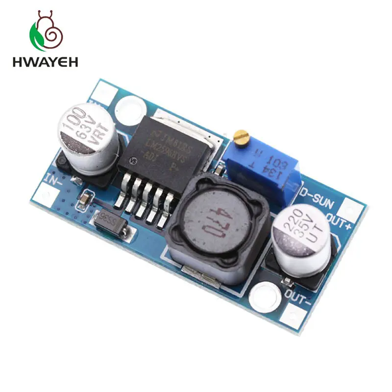 

DC DC Buck Converter KIT Adjustable Power Supply DC-DC Step Down Adapter 3A LM2596HVS LM2596HV Step Down Power 4.5-50V To 3-40V