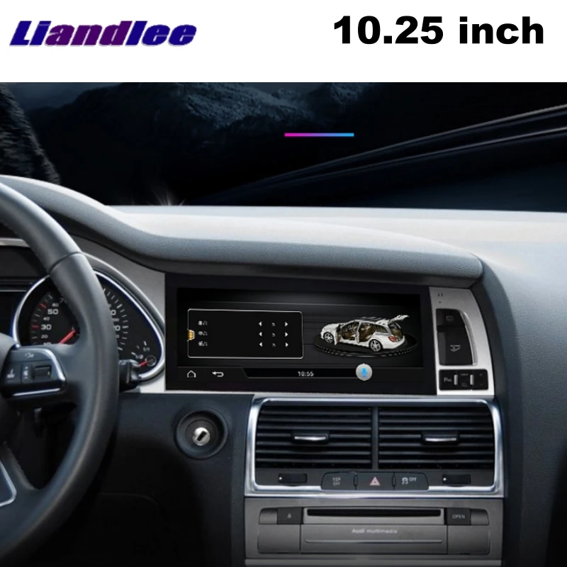 Flash Deal Liandlee Car Multimedia Player NAVI For Audi Q7 4L V12 2005~2015 Car System Radio Stereo CarPlay Adapter GPS Screen Navigation 5