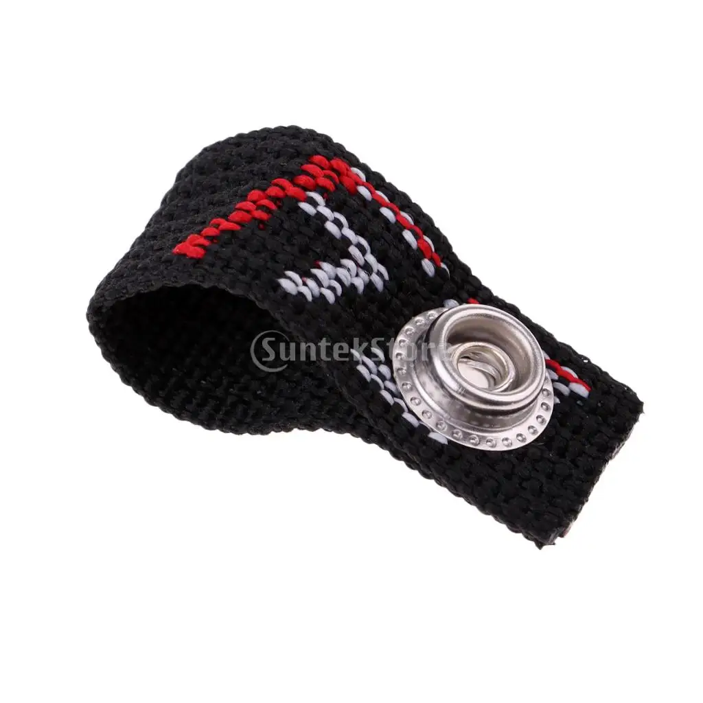 Durable Nylon Webbing Sling Loop Replacement Chin Strap and Ear Loops Set Ear Hanger for Hockey Helmets Black