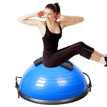 

Upgrade Fitness Bosu Ball 58CM Yoga Half-Ball Gymnastic Gym Balance Fitball Exercise Bosu Ball Pilates Equipment