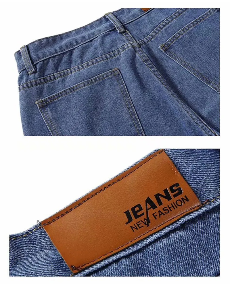 2019 новые модные брендовые мужские джинсы в стиле хип-хоп осенние рваные мужские однотонные хлопковые длинные джинсы средней длины черного