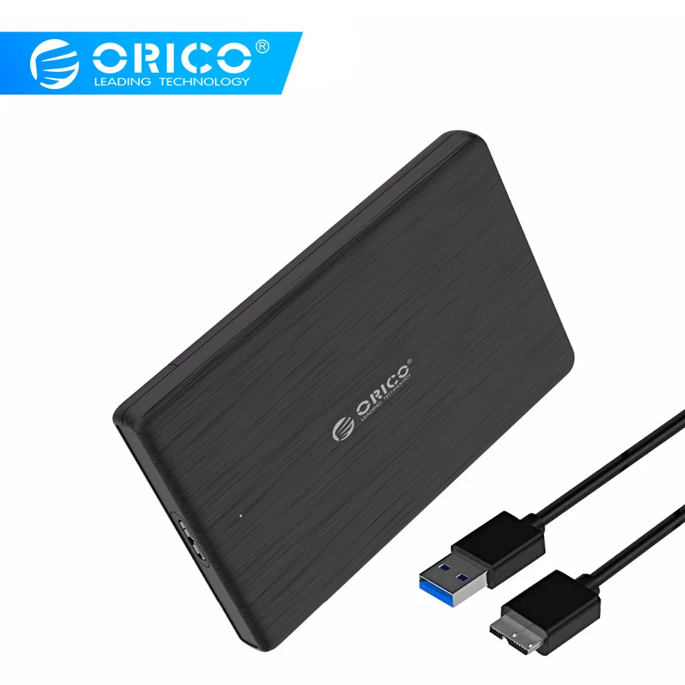 

ORICO 2.5 Inch HDD Enclosure USB3.0 Micro B External Hard Drive Disk Case High-Speed Case for SSD Support UASP SATA III(2189U3)