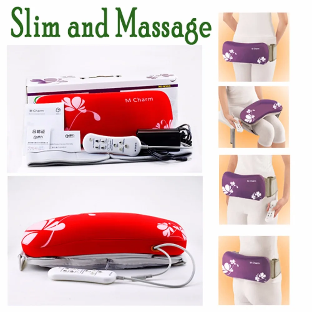 Electric Massage Belt Vibrating Slimming Belt body building Adopt