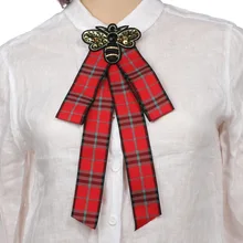 Модные Плетеные Броши с галстуком-бабочкой для женщин дизайнерский Шарм Блестки цветок ленты корсажи воротник ювелирные изделия DE06