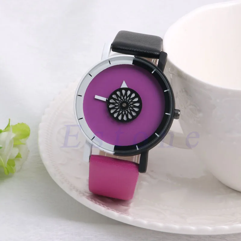 Модные пары женские мужские часы повседневные наручные часы из нержавеющей стали - Цвет: Розовый