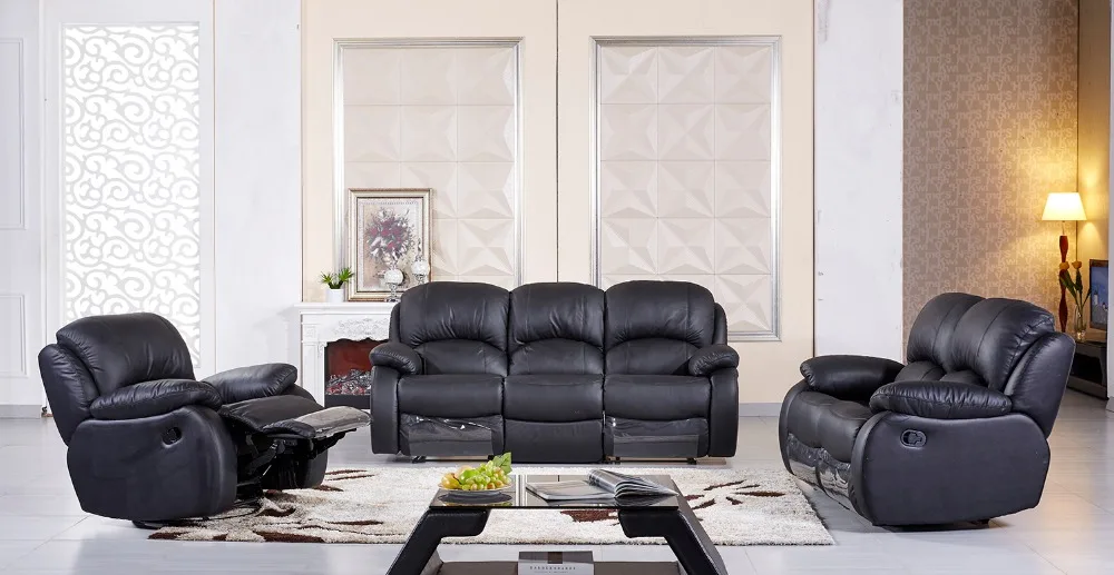Bean Bag Chair Real European Style Set Modern No Genuine Leather Sectional Sofa Chaise Armchair 2016