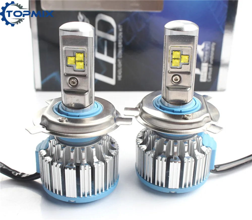 

2017 Super Bright HB2 9003 H4 Led Car Headlight 8000LM 80W/set Driving Lamp Bulb Automotive External Main Fog Head Lights White