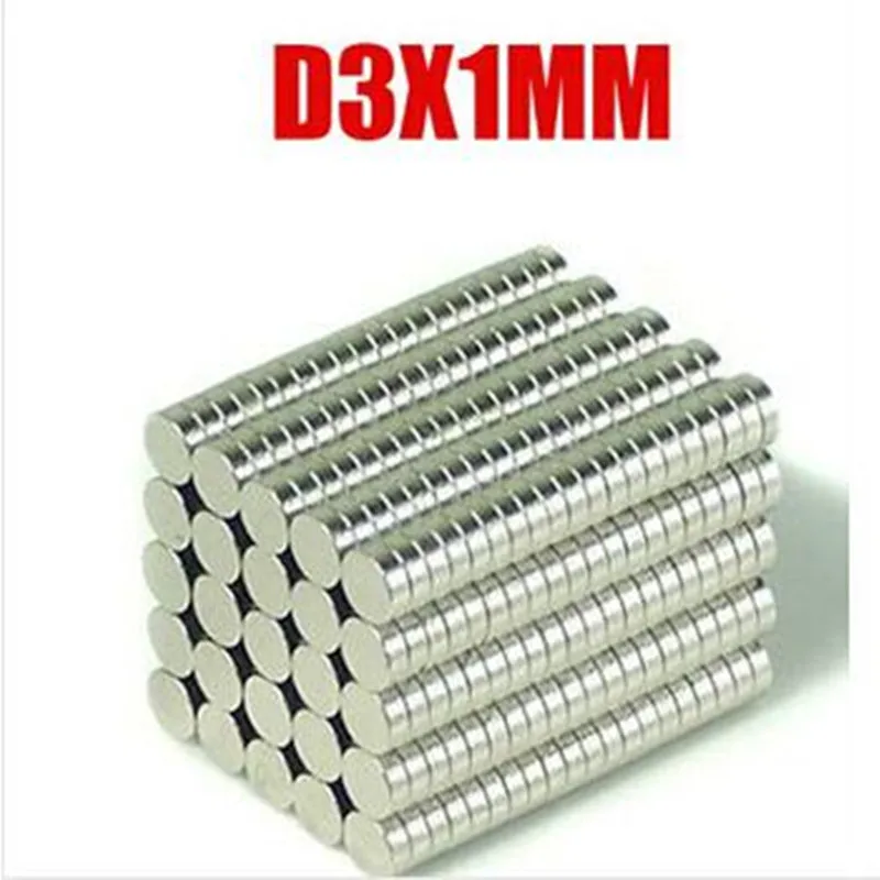 80000pcs Strong Dia 3x1mm Very Small N35 Rare Earth Neodymium