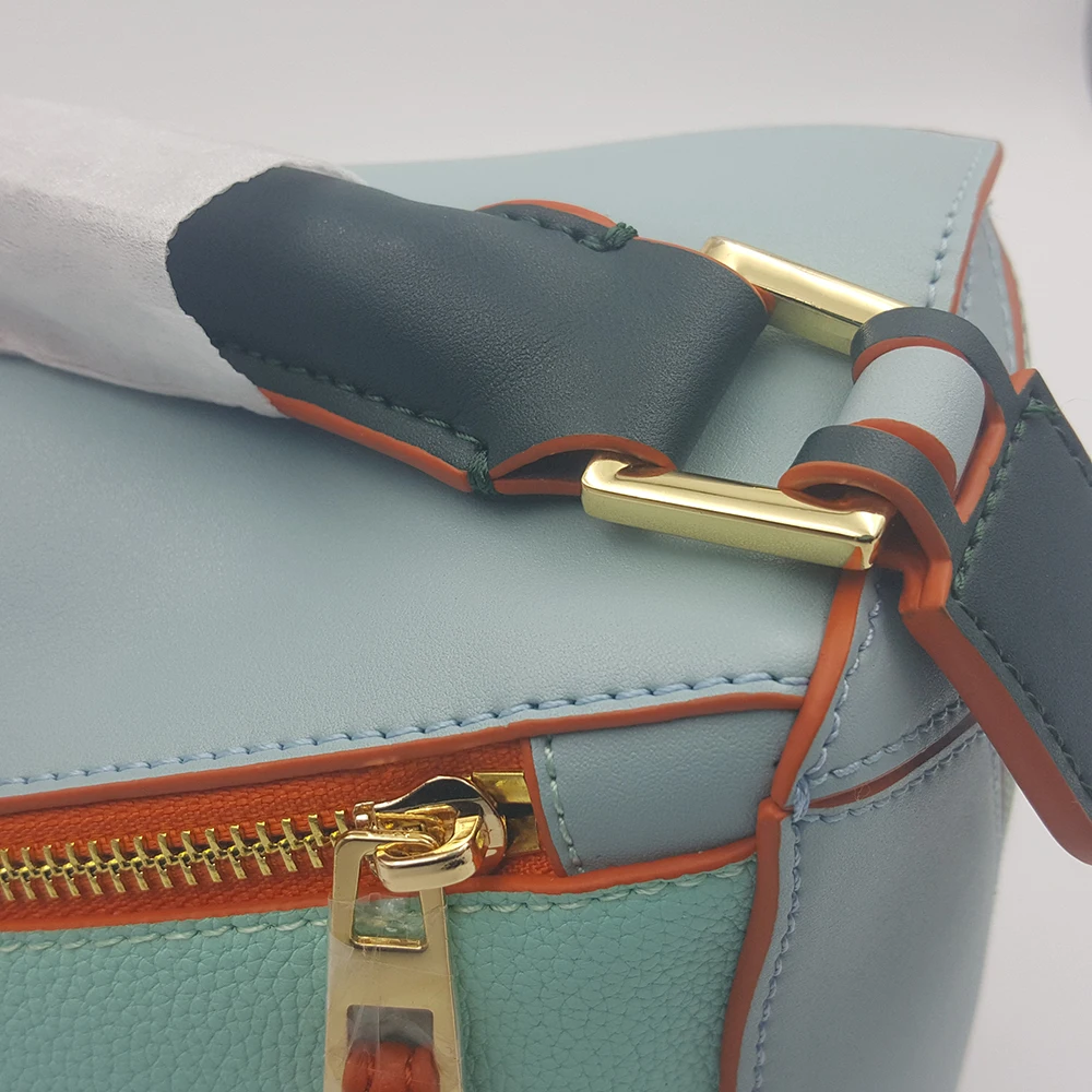 Cow Genuine Leather Multi-color Geometric Bag Shoulder Bag Women Shoulder Diagonal Bag Totes Luxury Brand Crossbdy Ins Popular Cow Genuine Leather Multi-color Geometric Bag Shoulder Bag Women Shoulder Diagonal Bag Totes Luxury Brand Crossbdy Ins Popular