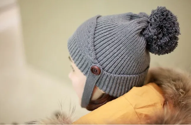 

Free Shipping The New Solid Color Woolen Yarn Woman's Knitted Cap Warm Winter Hats Multicolor Wholesale