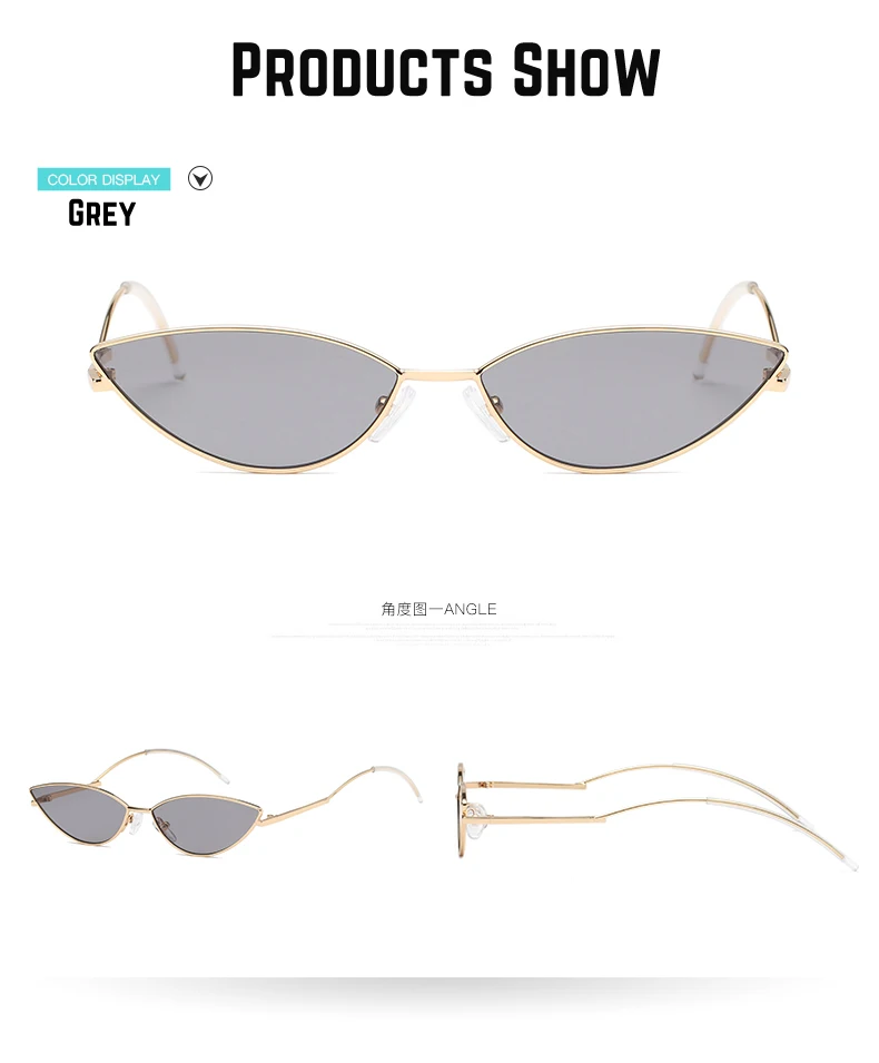 LongKeeper Малый "кошачий глаз" Для женщин ретро металлический каркас очки унисекс Элитный бренд Дизайн UV400 солнцезащитные очки Gafas 8020
