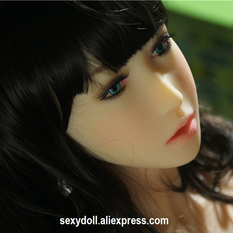 WMDOLL Japanese silicone realistic sex doll head Asian (8)