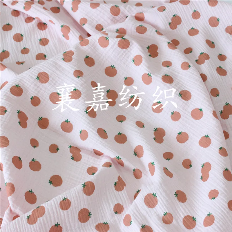 

Cotton Crepe Cloth Double Layer Gauze Printed