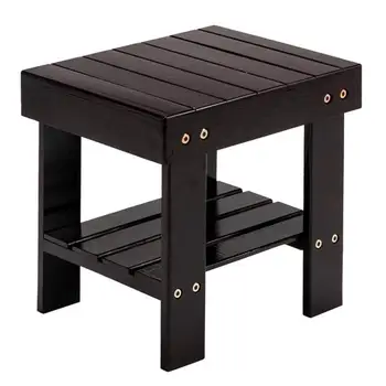 

Multi-purpose Children Small Stools Portable Minimalist Modern Wooden Stool Outdoor Fishing Chair Small Stool For Bedroom Foyer