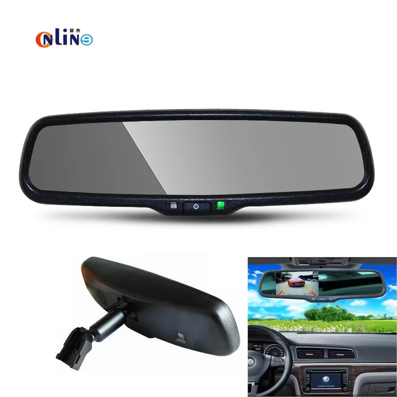 

4.3" TFT LCD Car Parking Rearview Mirror Monitor With Special Bracket For VW Audi Ford Toyota Nissan Mazda Hyundai Kia Honda