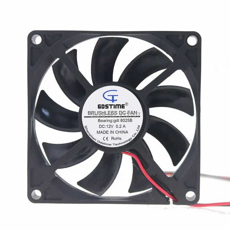 80mm 12v ball bearing fan 1