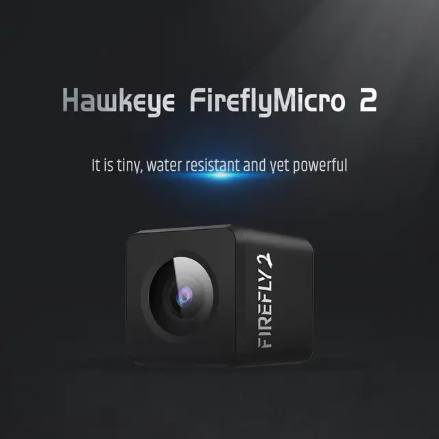 $48.25  Firefly Micro Cam 2 160 Degree 2.5K HD Recording FPV Action Camera Built-in Battery Low Latency for