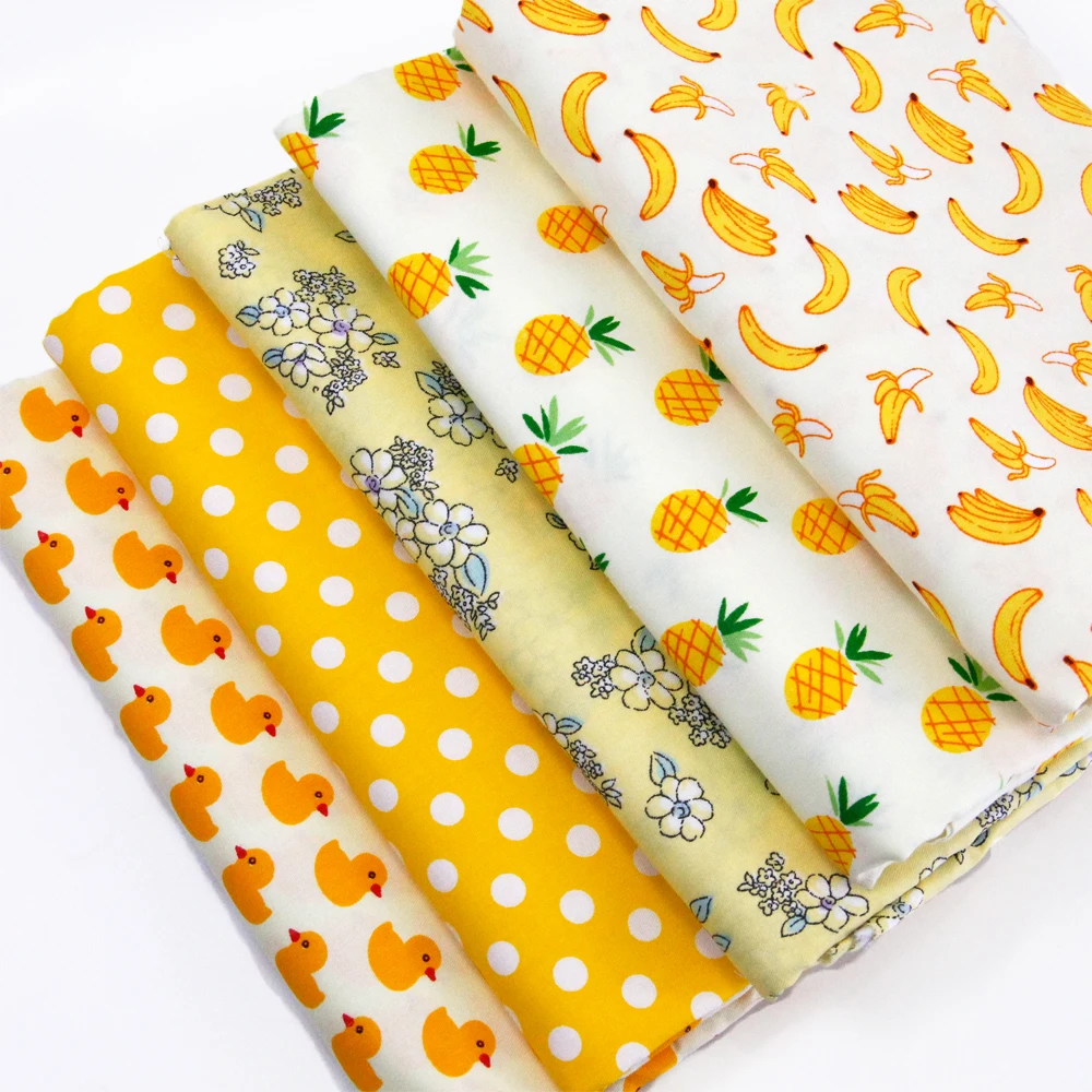 

David accessories 50*145CM duck fruit cotton fabric for Tissue Kids Bedding home textile for Sewing Tilda Doll,52319