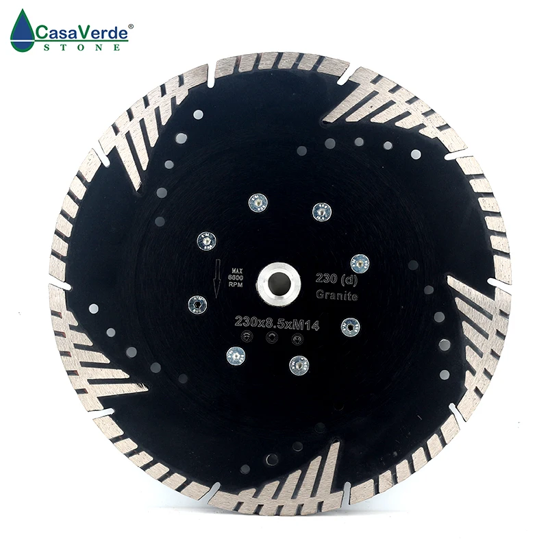 DC FSTB9 9 inch circular diamond grinding disc with M14 flange and