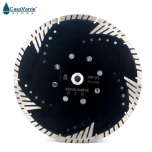 Disque de meulage diamant circulaire DC FSTB9 9 pouces, avec bride M14 et lame de coupe 230mm pour la pierre
