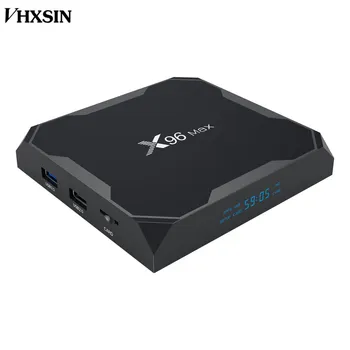 

VHXSIN 50 PCS/LOT X96Max Android 8.1 Amlogic S905X2 LPDDR4 4G64G TV BOX Quad Core 2.4G5G